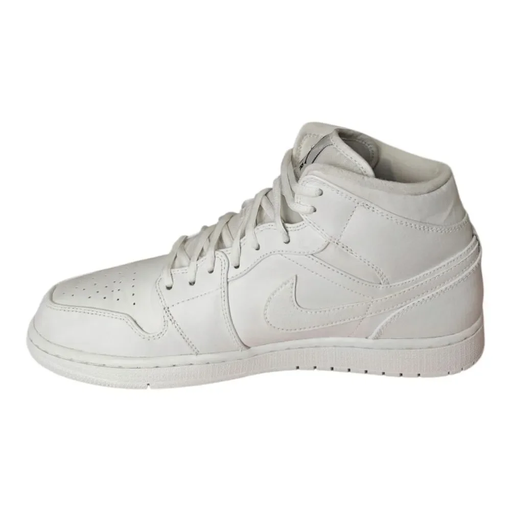 NIKE Air Jordan 1 Retro Mid 'White' Sneakers Size 11